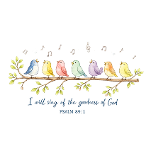 Sing His Goodness print-ready artwork design