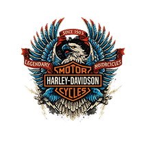 Legendary Motorcycles print-ready artwork design