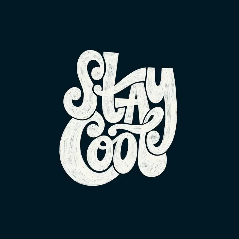 Bold Typography print-on-demand artwork design
