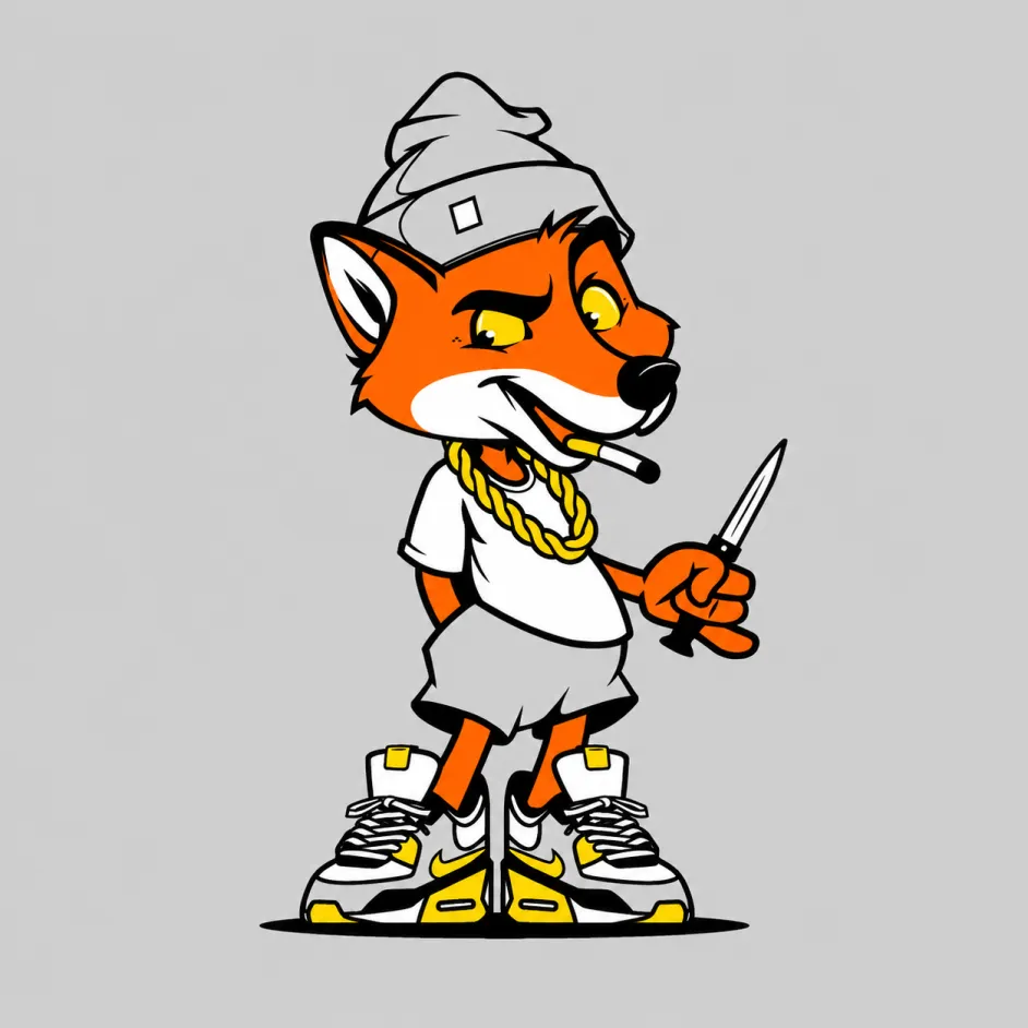 Mascot print-on-demand artwork design
