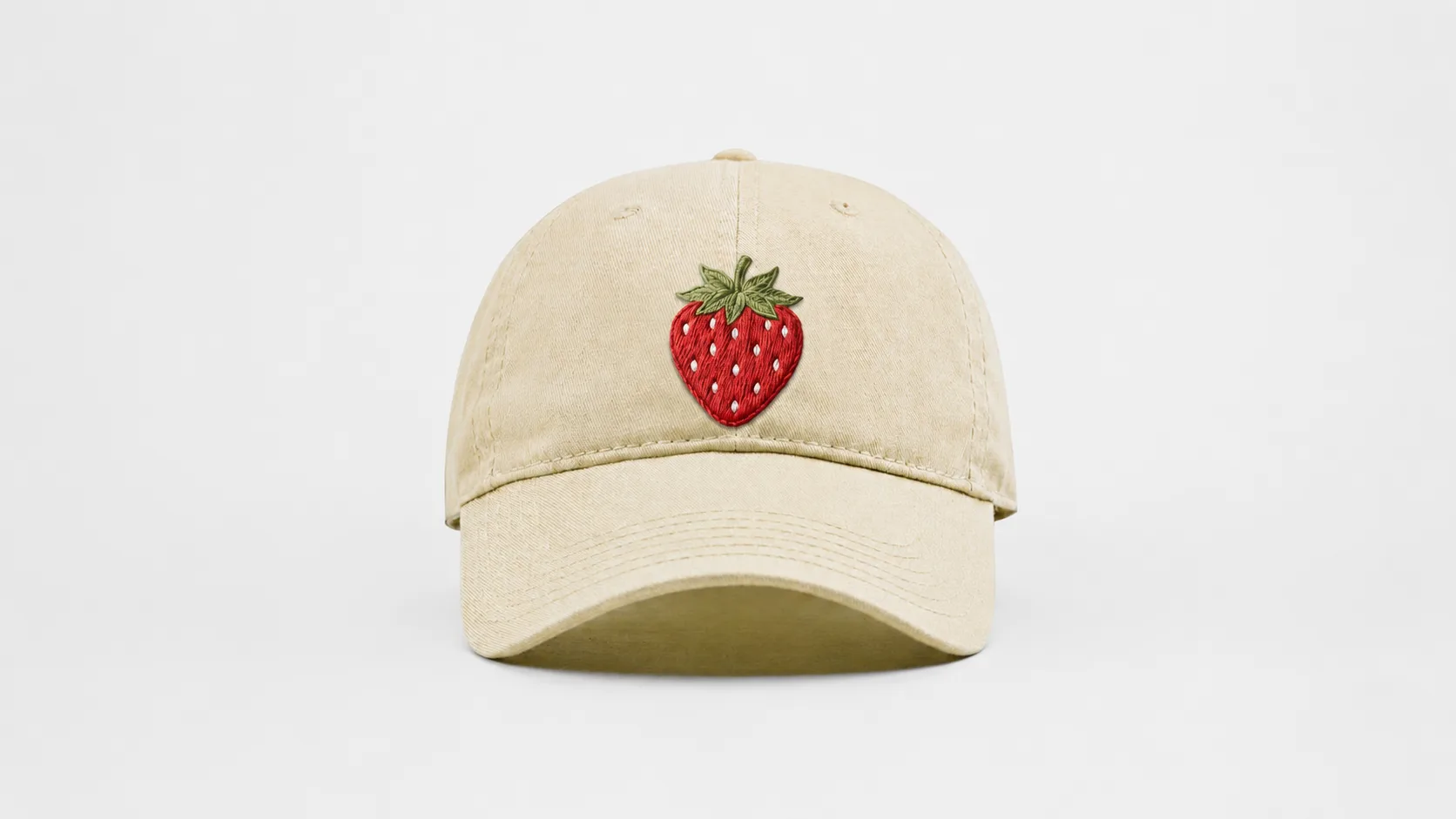 Supplier preview — embroidered cap on a plain background
