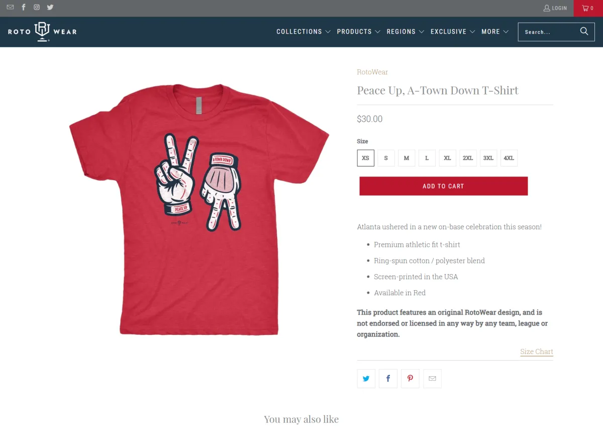 RotoWear storefront screenshot 3